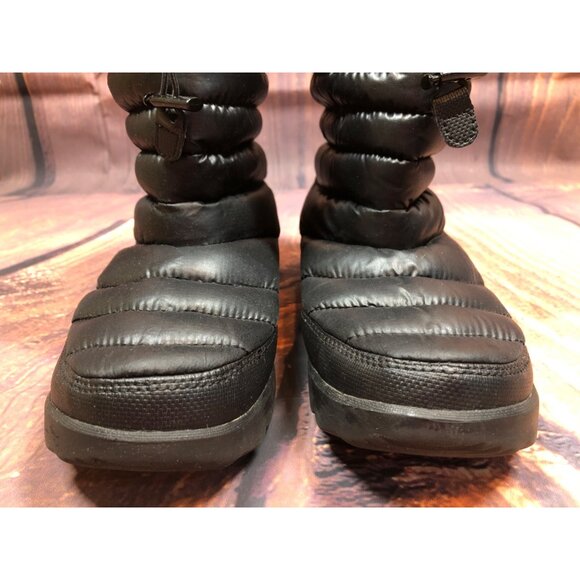 THE NORTH FACE Black Thermal Micro Waterproof C315ZT1 Winter Boots Womens 7 (m8n - Picture 8 of 10